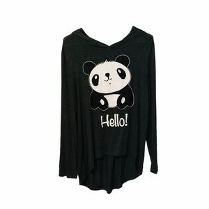 enough about me Panda hooded tee